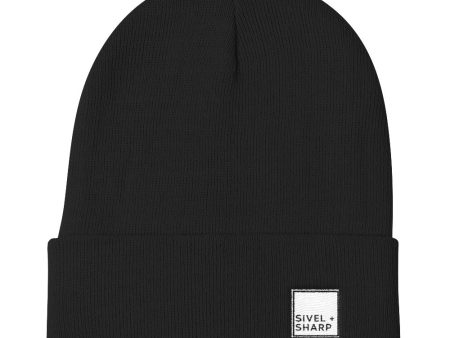 SIVEL + SHARP Logo Knit Beanie Online now