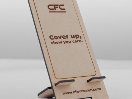 Designer MDF Mobile Stand Compatible with for Smartphones For Cheap