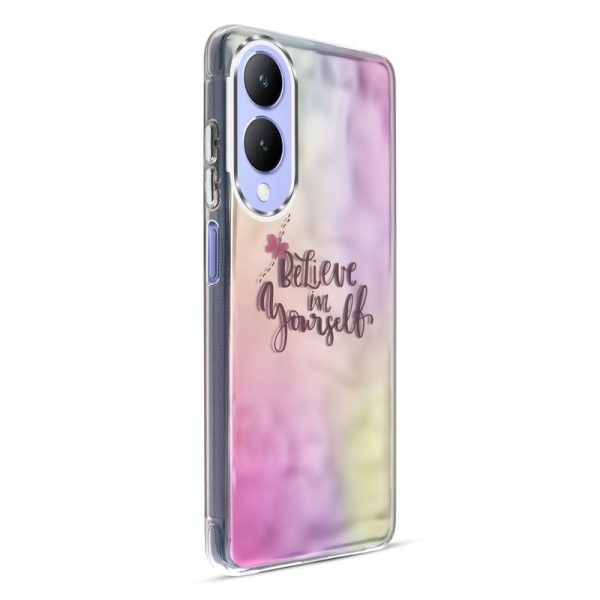 Wrinkle & Artistic Wave Printed Phone Case For Vivo Y17s Fashion