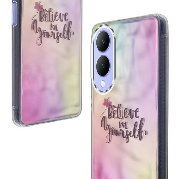 Wrinkle & Artistic Wave Printed Phone Case For Vivo Y17s Fashion