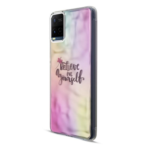 Wrinkle & Artistic Wave Printed Phone Case For Vivo Y21 2021 on Sale