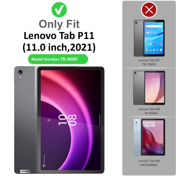 360 Degree Rotating PU Leather Tablet Flip Cover For Lenovo Tab P11 Supply