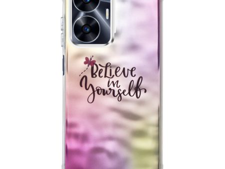 Wrinkle & Artistic Wave Printed Phone Case For Realme C55 Online now