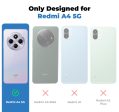  Liquid Soft Silicone Case Minimalistic Design With Matte Ring Camera Protection Back Cover For Redmi A4 5G Online now