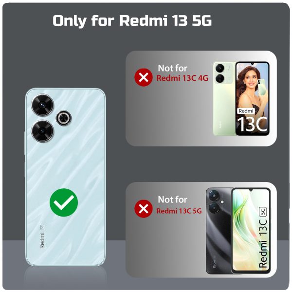 Colorful Reflective Circuit Prints Hard Back Protector Case For Redmi 13 5G Online now