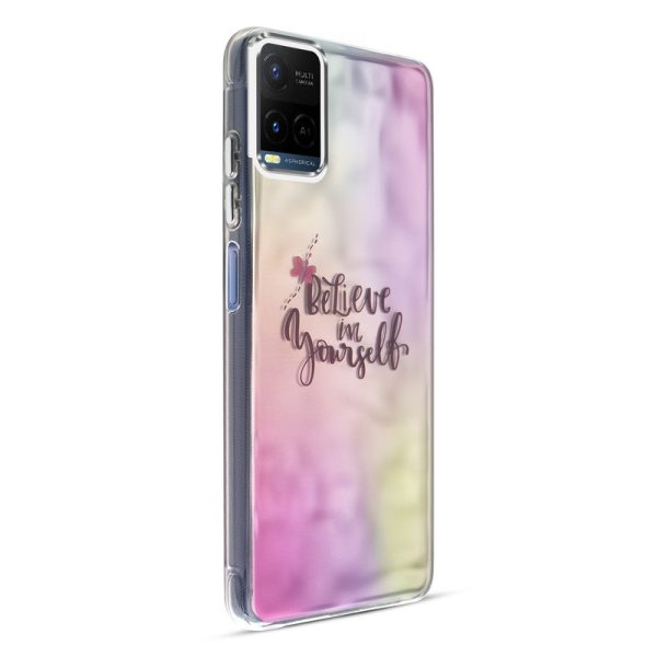 Wrinkle & Artistic Wave Printed Phone Case For Vivo Y21 2021 on Sale