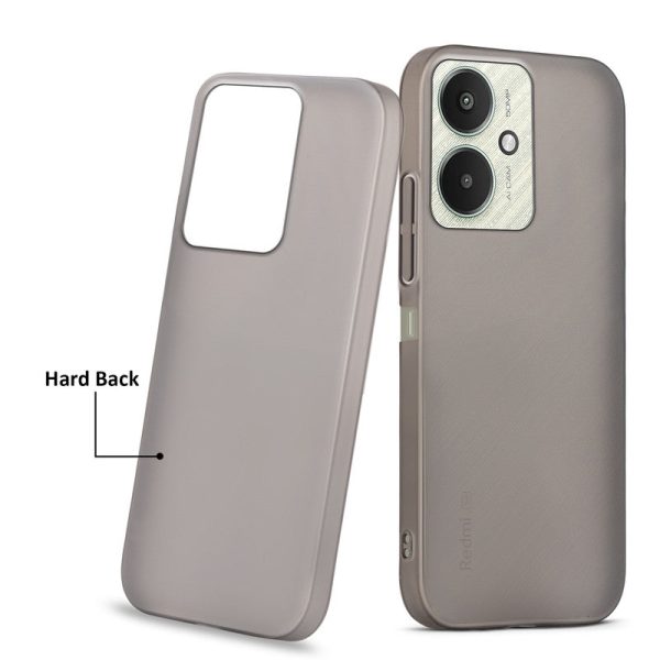 Ultra-Thin Frosted Matte Anti-Yellow Hard Back Case for Redmi 13C 5G For Sale