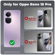 Premium Silicon Soft Framed Case with Clear Back Cover for Oppo Reno 10 Pro 5G For Discount