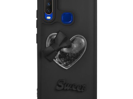 Bow Heart Cute Phone Back Cover for Vivo Y15 Fashion