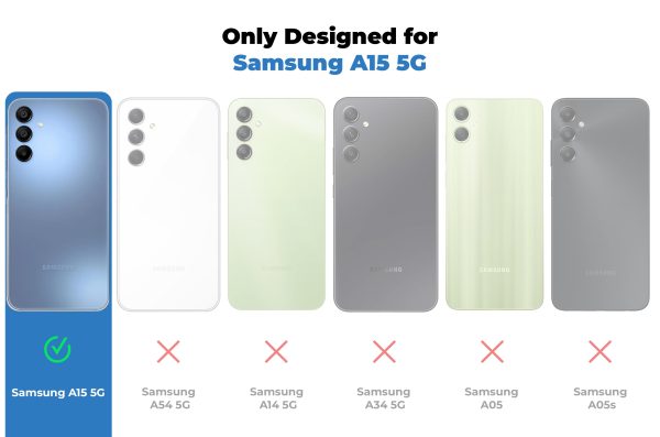 Ultra-Thin Frosted Matte Anti-Yellow Hard Back Case for Samsung A15 5G For Sale